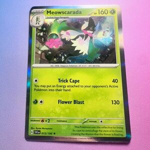 meowscarada - 015/198 (holo rare) — pokemon: scarlet & violet base set